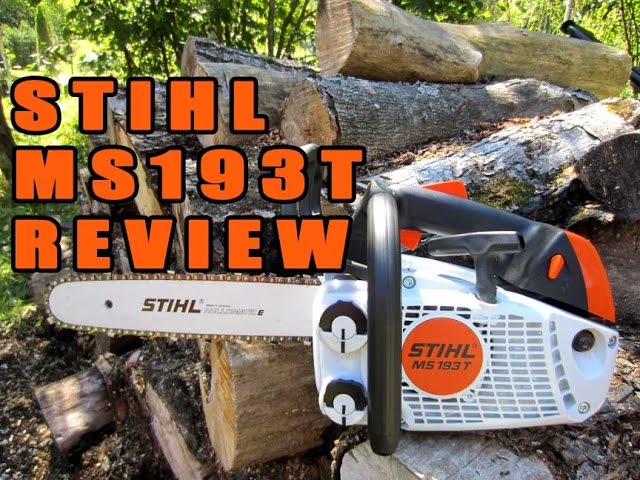 How to Start a Stihl Ms 193 T Chainsaw
