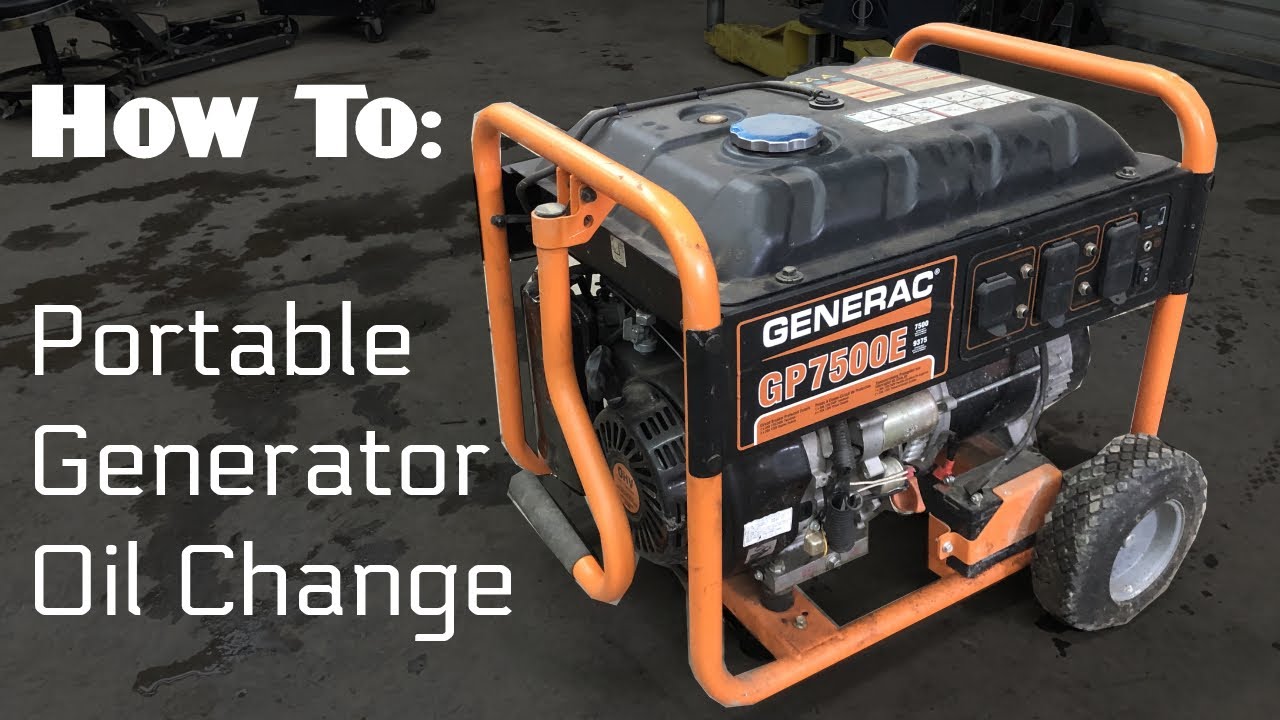 How to Change Oil in a Generator?