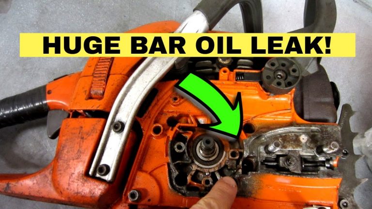 Why Does My Husqvarna Chainsaw Leak Bar Oil? – Quick Power Tools