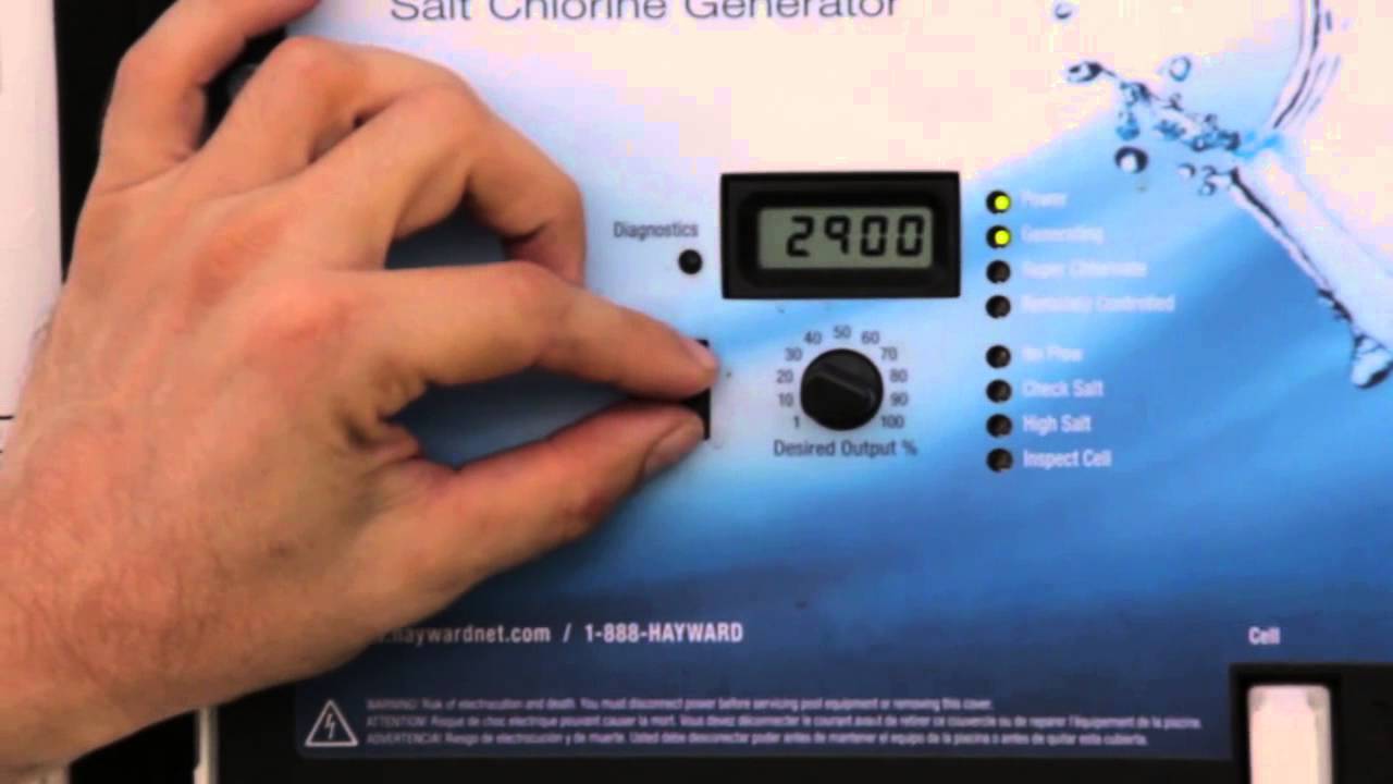 How to Reset Hayward Aqua Rite Salt Chlorine Generator?