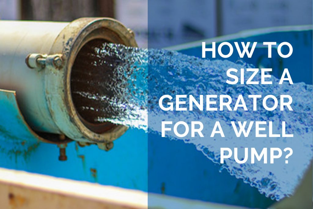 What Size Generator to Run 1/2 Hp Well Pump? – Quick Power Tools