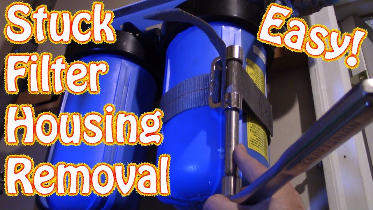 How to Open Water Filter Without Wrench